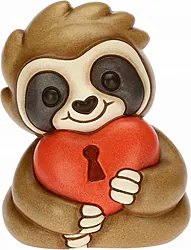 Flores + Thun Sloth dimensioni ceramico: 7,8x7x9,8 cm h; latta: 12x9,2x12 cm h