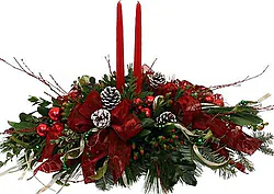 centro de mesa de Navidad