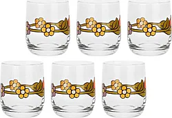 Bouquet + Thun Set 6 Bicchieri in vetro con fiore e tulipano